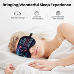 2 Pcs Boys Sleep Eye Mask, Guys Blackout Sleeping Silk Mask - Image 4