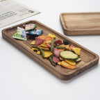 Bathroom Vanity Tray, Acacia Wood Counter Tray, Toilet Tank Tray, Appetizer - Image 8