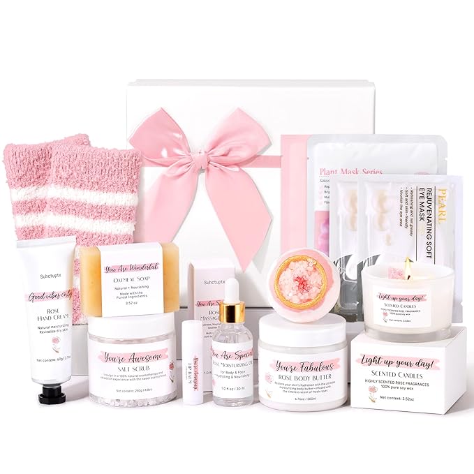 Spa Gifts for Women 13Pcs Mothers Day Gifts Happy Birthday Gift Baskets by SuhctuptxAccompanyUInLife