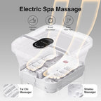 Pedicure Foot Spa with Bubble and Heat, Collapsible Foot Soaking Tub with - Image 2