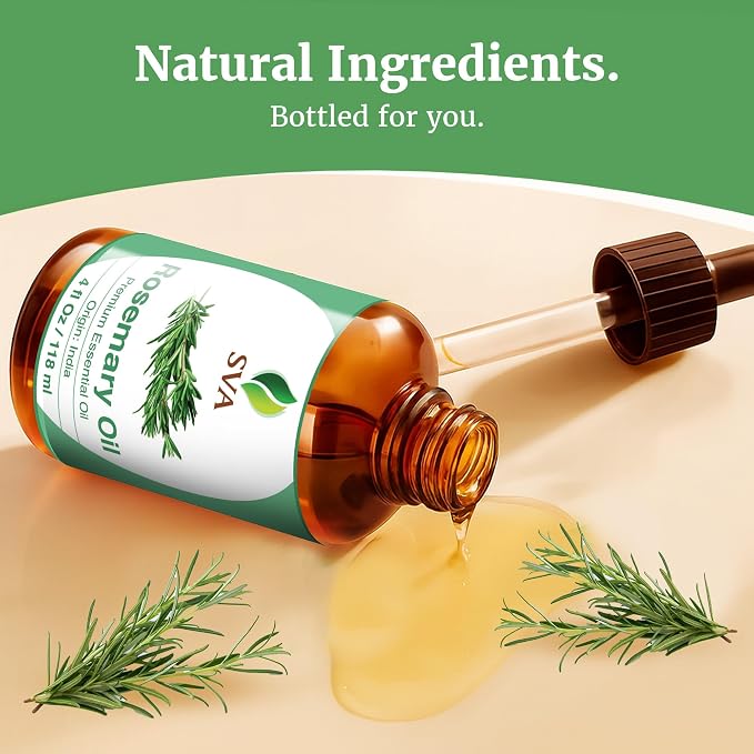 SVA Rosemary Essential Oil – 4 Fl Oz – 100% Natural Rosemary Oil - Image 8