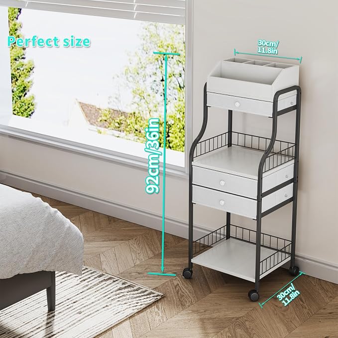 HapiRm Floor Makeup Organizer Storage - Image 3