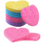 50-Count Facial Sponges Compressed, 100% Natural Cellulose Face Sponge by Mainlyrunmakeupsuppliers