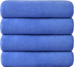 JML Bath Towel, Microfiber Bath Towels Set 4 Pack 30" x 60" - Image 2