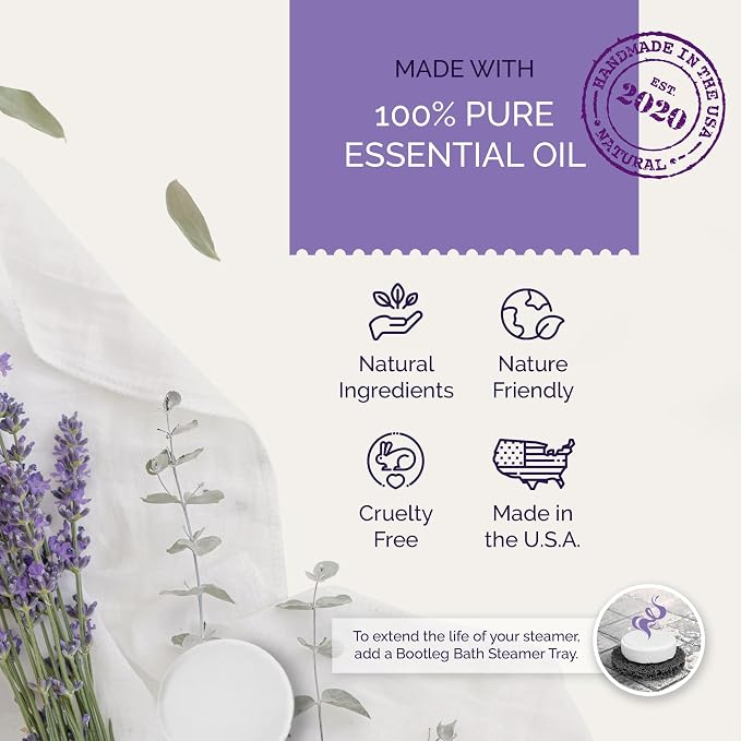 Shower Steamers Aromatherapy Lavender 15 Pack, 100% Pure Essential Oil - Image 3