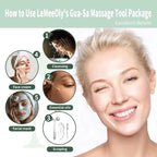 LeMeeOly 2Pcs Gua Sha Facial Tools Stainless Steel, Detailer GuaSha Set - Image 7
