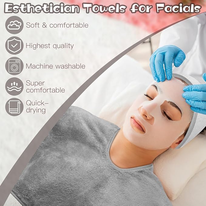 18PCS U-Shaped Microfiber Facial Towels - Image 4