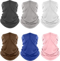 Fuinloth Neck Gaiter, 6 Pack Cooling UV Protection Bandana Face Mask Gator Scarf by fuinloth