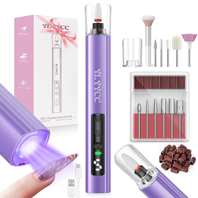 Electric Nail Drill Cordless Nail File by YLYYCC