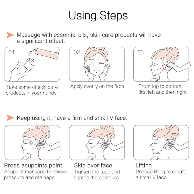 Gua Sha Facial Tools Black Guasha Stone - Image 4
