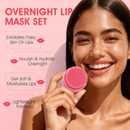 Lip Mask Set, Overnight Treatment Lip Care, Moisturize & Nourish Lip Butter Balm - Image 3
