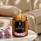 Lilac Blossom Scented Candles, Lilac Blossom Candle, Aromatherapy Candle Gifts - Image 5