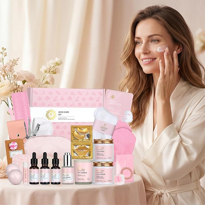 30pcs Mothers Day Gift, Rose Facial Skin Care Set - Image 2
