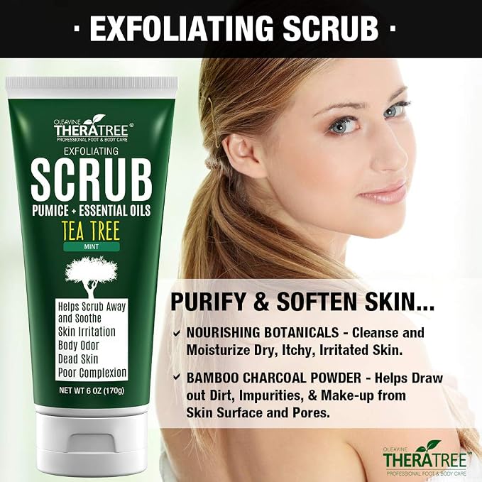 TheraTree Tea Tree Oil Exfoliating Body Scrub - Image 5
