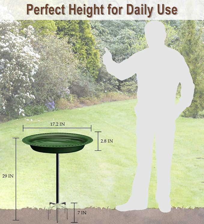 Garbuildman Upgraded 5-Prong Base Bird Bath - Image 2