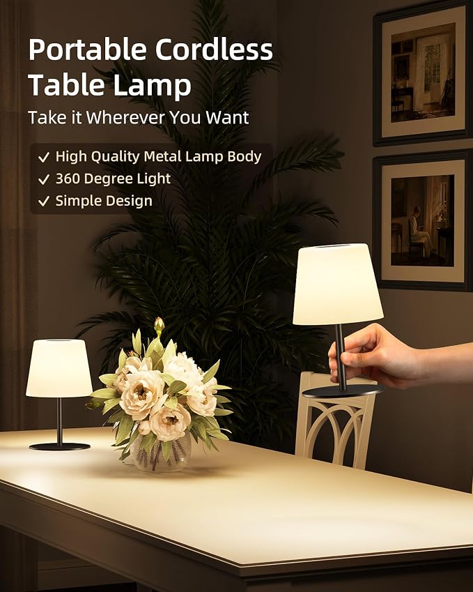EZVALO Spa-Like Shower Lamp – IP65 Waterproof Bathroom Lamp, Rechargeable - Image 6