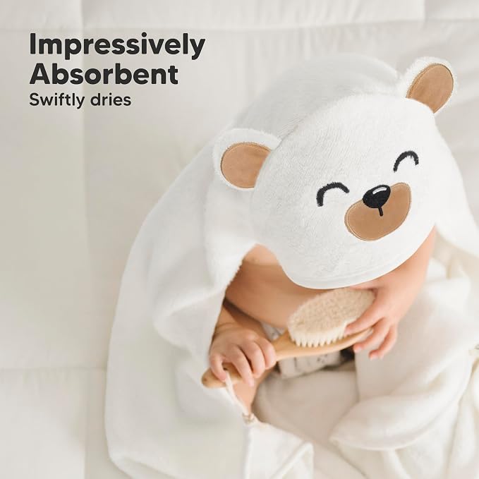 KeaBabies Hooded Baby Towel for Newborn - Image 5