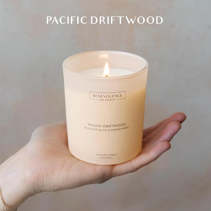 Eucalyptus, Fig & Sandalwood – Benevolence LA Scented Candle - Image 2