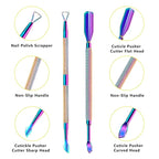 Cuticle Trimmer with Cuticle Pusher and Scissors, Cuticle Remover Professional - Image 3