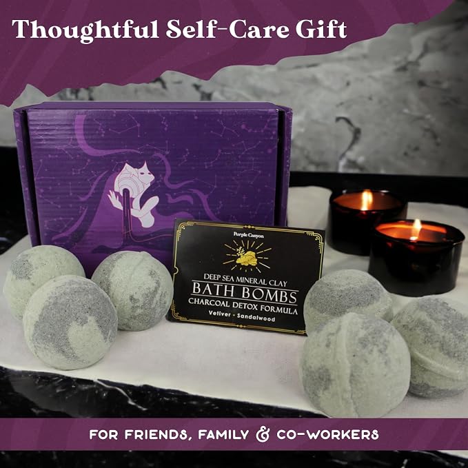 Purple Canyon Mineral Mud Bath Bombs | Deep Sea - Image 7