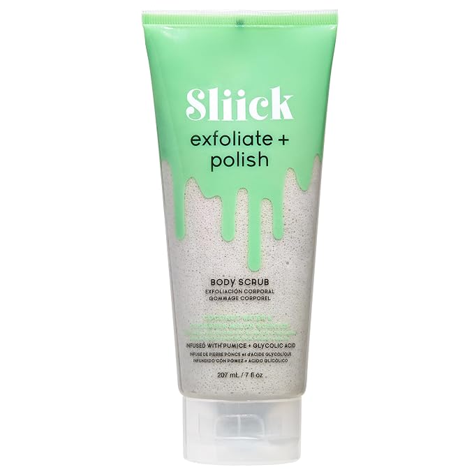 Sliick Exfoliate and Polish Body Scrub, Infused by Sliick