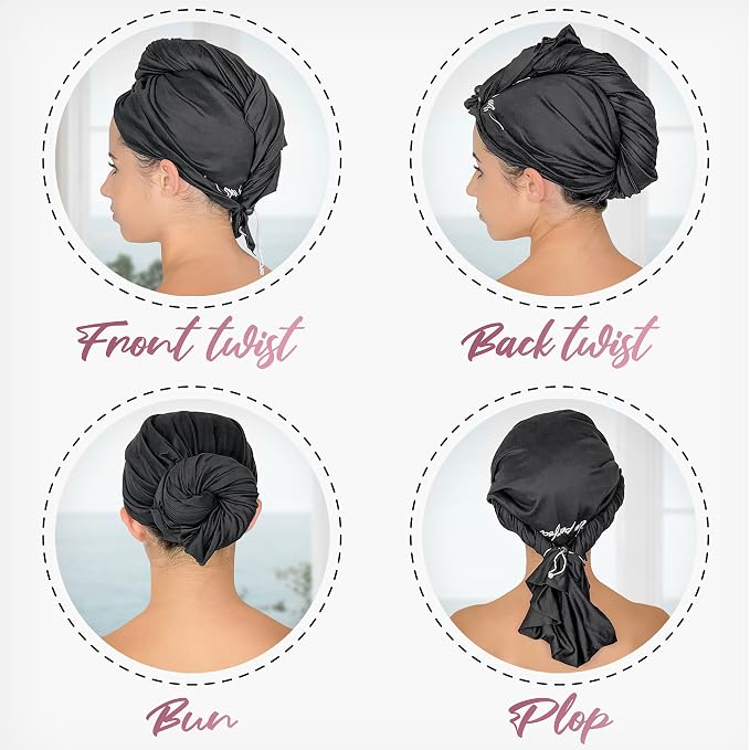 Microfiber Hair Towel Wrap - Image 6