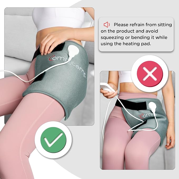 Comfytemp Hip Heating Pad Hip Brace, FSA Eligible Items Only List Birthday Gifts - Image 6