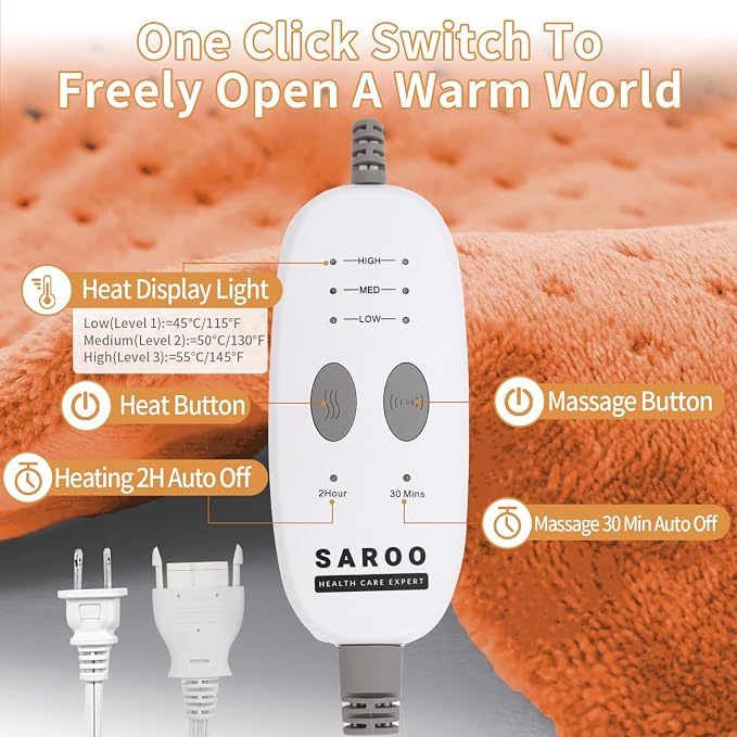 Massaging Weighted Heating Pad - Image 8