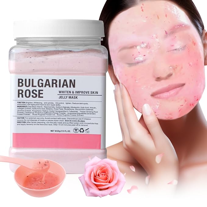 Jelly Mask for Facials Professional, Hydrating & Moisturizing Peel-Off Natural by Unknown