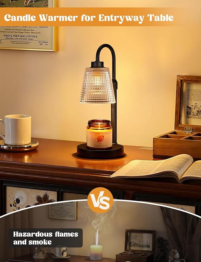 Innqoo Candle Warmer Lamp with Timer, Dimmable Candle Warmer - Image 5