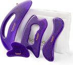 Scienlodic 4 Pcs Gua Sha Massage Tools by YourRedLightTherapyGuide