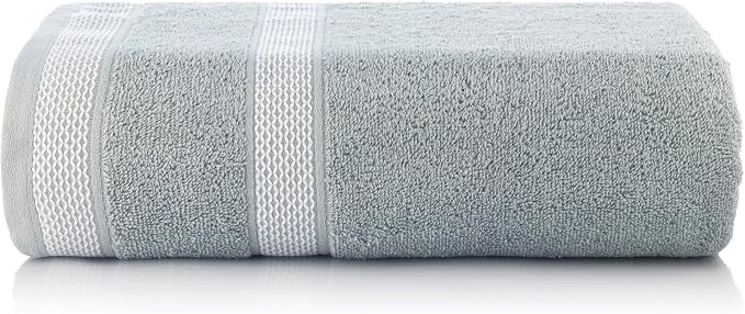 CASA COPENHAGEN Solitaire 4Pcs 100% Egyptian Cotton Large Designer Towels Gift - Image 3