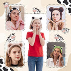 6-pack Animal Headbands Soft Coral Fleece Hair Band - Image 5
