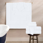 Belizzi Home 100% Cotton Towel Set, Contains 6 Soft Bath Towel, 6 Hand Towels - Image 4