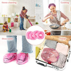 Shintop Disposable Shower Caps for Women, 100 Packs Hair Caps Individually - Image 6