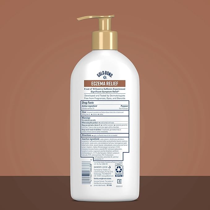 Gold Bond Medicated Eczema Relief Skin Protectant Lotion, 14 oz Lotion - Image 2