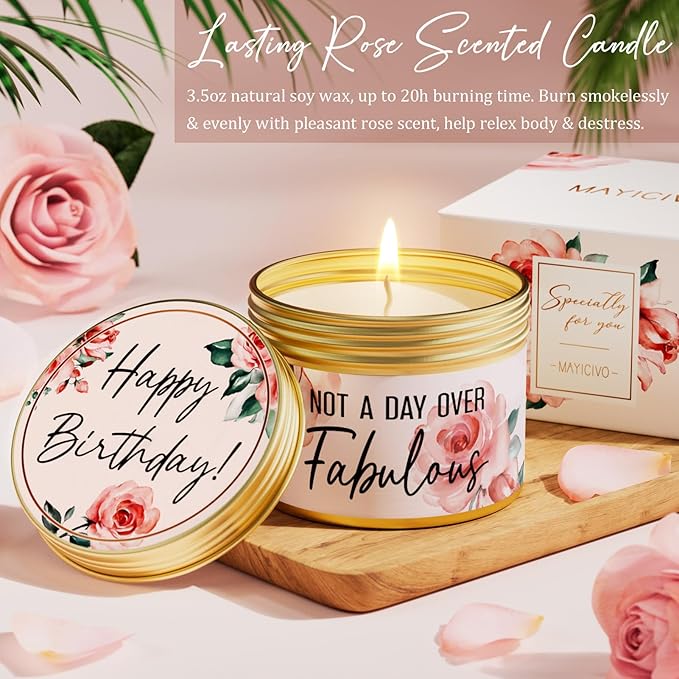 Birthday Gifts for Women Friendship, Unique Happy Birthday Gifts Basket for Mom - Image 6