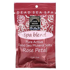 Spa Blend, 100% Pure Active Dead Sea Mineral Salts, Rose Petal, by OneWithNatureBedu