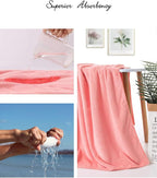 Lumimi Towels 6 Piece Multicolour Soft Microfiber Bath Towel Set Incredibly - Image 8