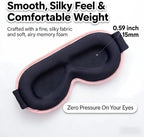 3D Blackout Cooling Gel Eye Mask: 6oz Weighted Cold Compress, Deep Relaxation & - Image 6