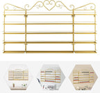 5 Tiers Wall-Mounted Nail Polish Storage Racks Metal Nail Polish Holder - Image 6