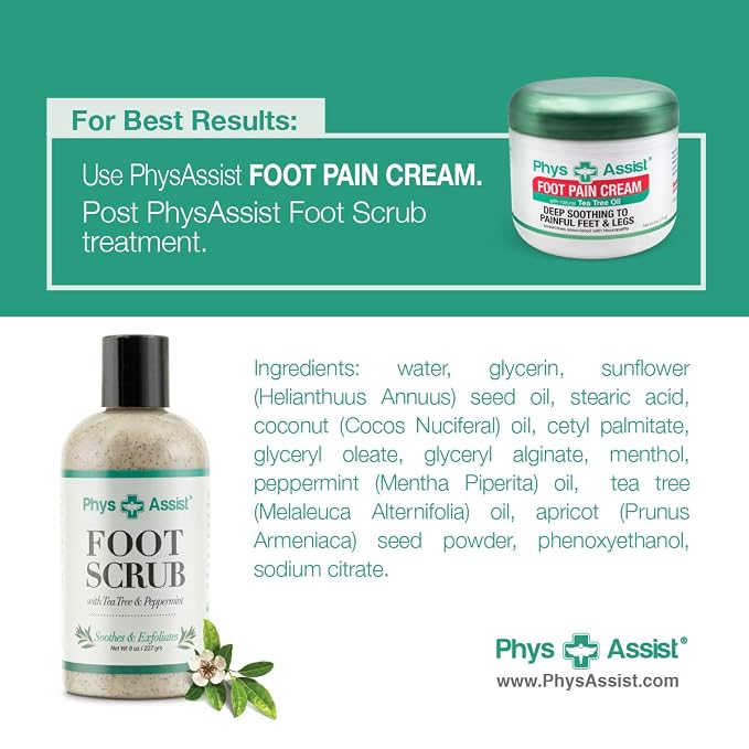 PhysAssist Foot Scrub 8 oz. - Image 4