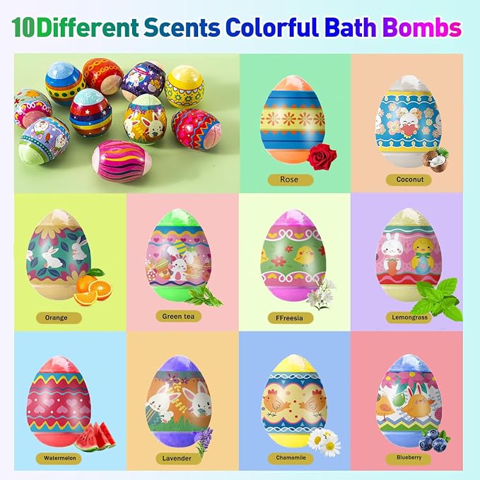 20pcs Bath Bomb Gift Set, Natural Organic Mini Bath Bombs, Best Birthday Gift - Image 4