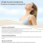 EUQEE Eucalyptus Essential Oil 118ml Pure Eucalyptus Oil - Image 4