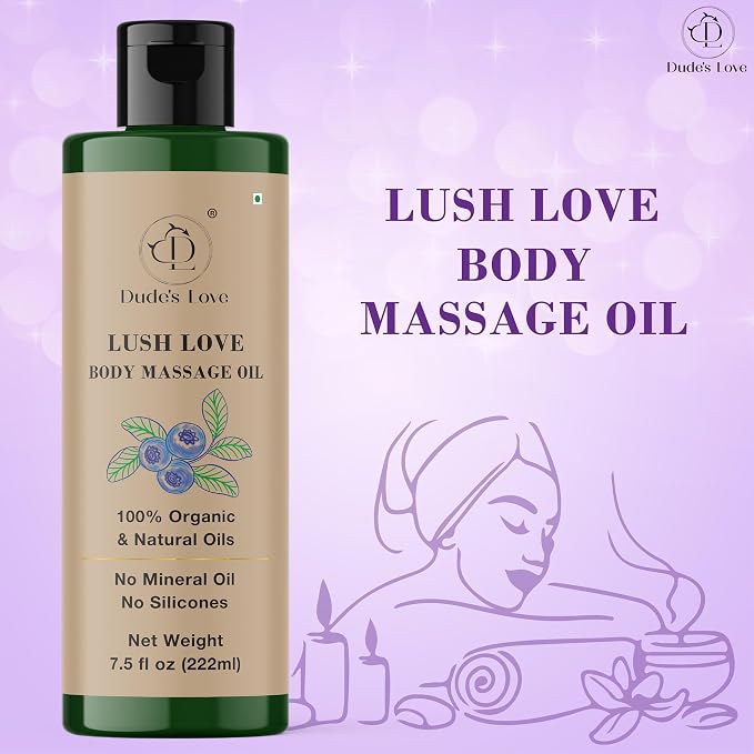 Lush Love Massage Oil | Lime & Juniper Berry Essential Oils | 100% Natural & - Image 2