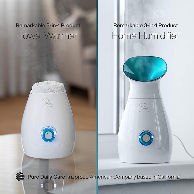 Pure Daily Care NanoSteamer Large 3-in-1 Nano Ionic Facial Steamer - Image 6