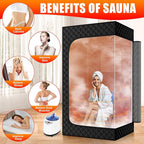 X-Vcak Upgraded Portable Sauna for Home，Relaxation, Steam Sauna for Home - Image 4