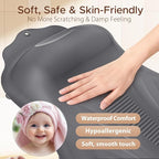 Bath Pillow for Tub, Adjustable Silicone Bathtub Pillows for Head and Neck - Image 6