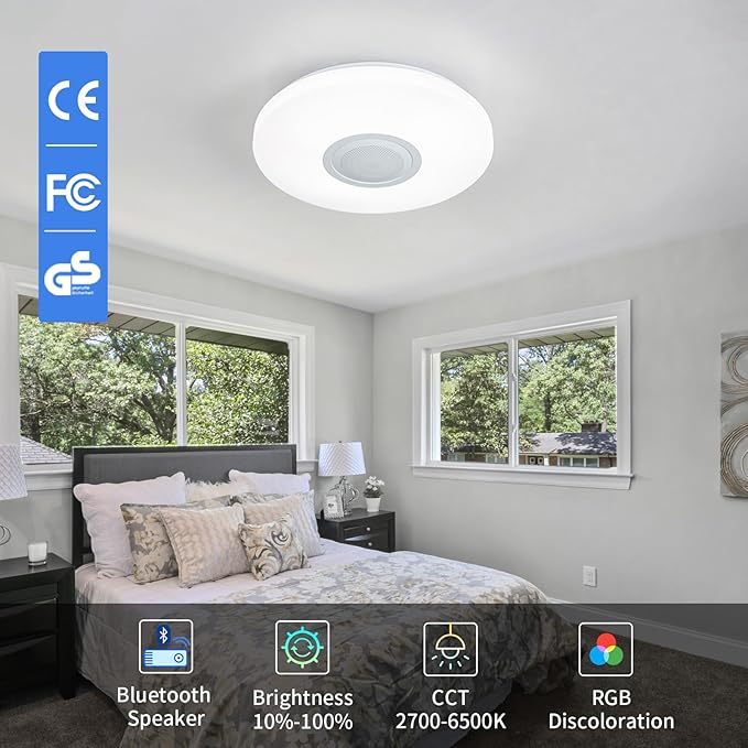 LED Ceiling Light Fixture, - Image 2