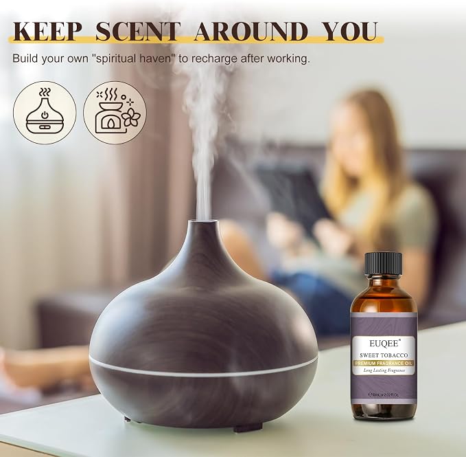 EUQEE Sweet Tobacco Fragrance Oil 2.02 Fl oz Fragrance Essential Oil - Image 5